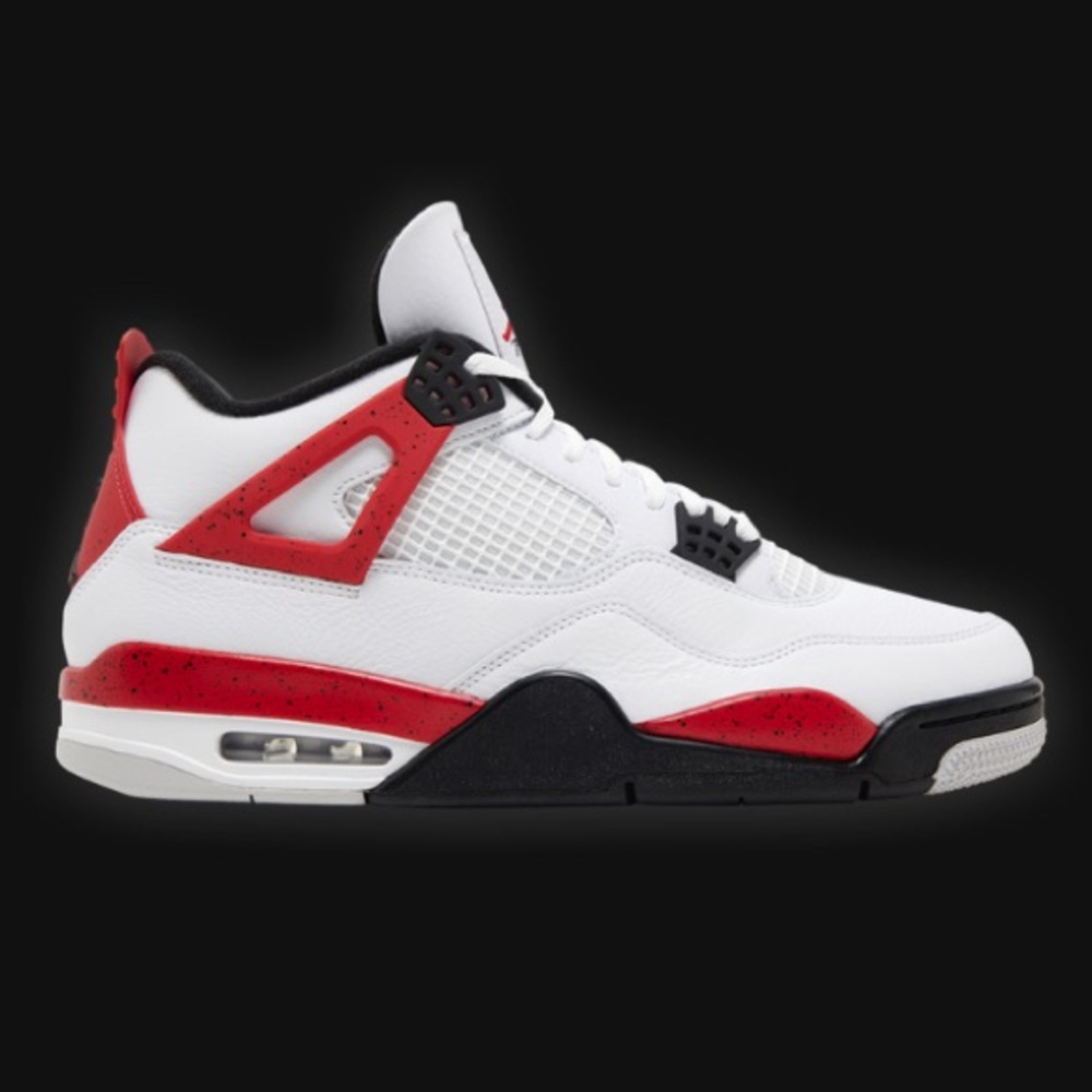Air Jordan 4 Retro “Red Cement” Brand Mew with. box Authentication Guaranteed